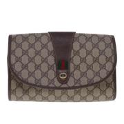 Pre-owned Canvas gucci-bags Gucci Vintage , Beige , Dames