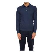 Klassieke Polo Corneliani , Blue , Heren