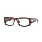 Stijlvolle Bril in Blauwe Kleur Persol , Brown , Unisex