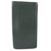 Pre-owned Canvas wallets Louis Vuitton Vintage , Green , Dames