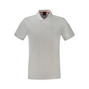 Wit Katoenen Poloshirt Hugo Boss , White , Heren