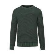 Groene Katoenen Trui Moderne Stijl BomBoogie , Green , Heren