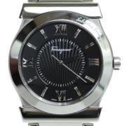 Pre-owned Glass watches Salvatore Ferragamo Pre-owned , Black , Heren