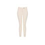 Effen rechte broek Rinascimento , Beige , Dames