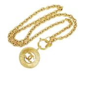 Pre-owned Metal chanel-jewelry Chanel Vintage , Yellow , Dames