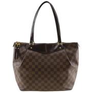 Pre-owned Canvas shoulder-bags Louis Vuitton Vintage , Brown , Dames