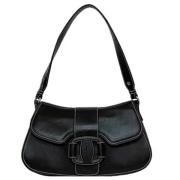 Pre-owned Leather handbags Salvatore Ferragamo Pre-owned , Black , Dam...