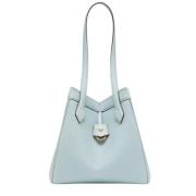 Origami Medium Blauwe Schoudertas Fendi , Blue , Dames