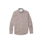 Gingham LS Signature Shirt Rood Ben Sherman , Red , Heren