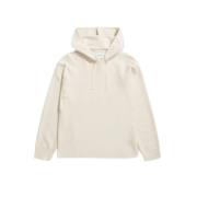 Merino Wol Hoodie in Milano Steek Norse Projects , White , Heren