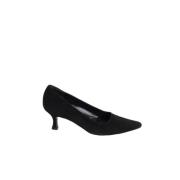 Pre-owned Fabric heels Salvatore Ferragamo Pre-owned , Black , Dames