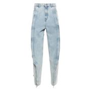 Indigo Blauwe Banaan Jeans Y/Project , Blue , Dames