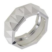 Pre-owned Metal rings Gucci Vintage , Gray , Dames