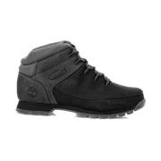 Heren Euro Sprint Leren Laarzen Timberland , Black , Heren