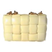 Pre-owned Leather crossbody-bags Bottega Veneta Vintage , Yellow , Dam...