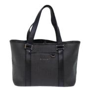 Pre-owned Canvas handbags Bvlgari Vintage , Black , Dames