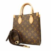 Pre-owned Canvas handbags Louis Vuitton Vintage , Brown , Dames