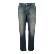 Katoen Denim Jeans Diesel , Blue , Heren