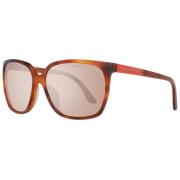 Bruine Dames Zonnebril Vierkante Vorm Porsche Design , Brown , Dames