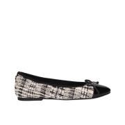 Ballerina's met tweed ruit La Strada , Multicolor , Dames