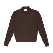 Wollen cardigan met rits Bally , Brown , Dames