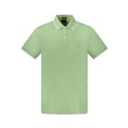 Groen Katoenen Poloshirt Hugo Boss , Green , Heren