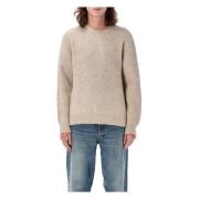 Beige Gebreide Trui Yak Sweater Aw24 Sunflower , Beige , Heren