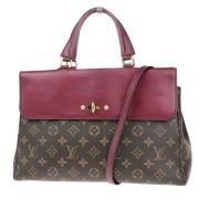 Pre-owned Canvas handbags Louis Vuitton Vintage , Brown , Dames