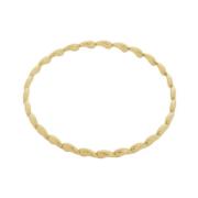 Gouden Armbandenset met Gegraveerd Logo Chloé , Yellow , Dames