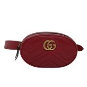 Pre-owned Leather gucci-bags Gucci Vintage , Red , Dames