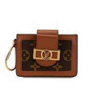 Pre-owned Fabric wallets Louis Vuitton Vintage , Brown , Dames