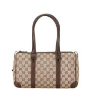 Pre-owned Canvas gucci-bags Gucci Vintage , Brown , Dames