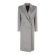 Grijze Corolla Jas Max Mara Studio , Gray , Dames