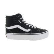 Platform Dames Hi-Top Schoenen Vans , Black , Dames