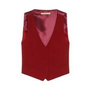 Stijlvolle Gilet voor Mannen Pennyblack , Red , Dames