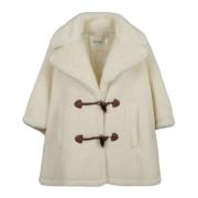 Witte Cape Wrap Poncho Max Mara , White , Dames