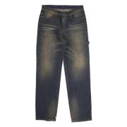 Pu katoenen timmerman jeans Salvatore Santoro , Blue , Heren