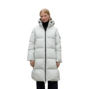 Omkeerbare waterafstotende winterjas Ecoalf , White , Dames