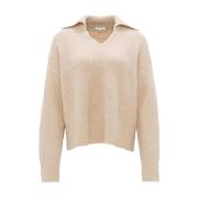 Stijlvolle Pullover voor Vrouwen Opus , Beige , Dames