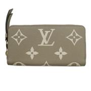 Pre-owned Canvas wallets Louis Vuitton Vintage , Gray , Dames