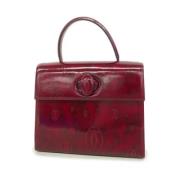 Pre-owned Fabric handbags Cartier Vintage , Red , Dames