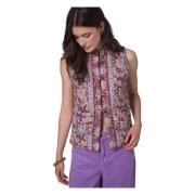 Bohemian Bloemen Mouwloos Jack Manoush , Multicolor , Dames