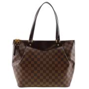 Pre-owned Canvas shoulder-bags Louis Vuitton Vintage , Brown , Dames