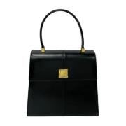 Pre-owned Leather handbags Yves Saint Laurent Vintage , Black , Dames