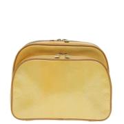 Pre-owned Leather shoulder-bags Louis Vuitton Vintage , Yellow , Dames