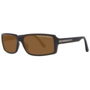 Olijfgroene Herenzonnebril Gepolariseerd Bruin Porsche Design , Brown ...