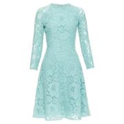 Pre-owned Cotton dresses Oscar De La Renta Pre-owned , Green , Dames