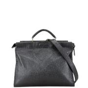 Pre-owned Leather fendi-bags Fendi Vintage , Black , Dames