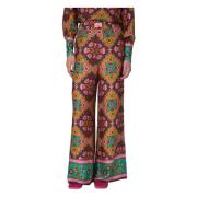 Kleurrijke Jaipur Print Losse Broek Manoush , Multicolor , Dames