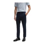 Donkerblauwe Chino Broek Hugo Boss , Blue , Heren